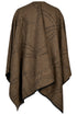 PIKEUR PIKEUR CAPE Wende-Cape 2-in-1 – mocha cream – Rückansicht