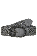 PIKEUR PIKEUR BELT BRAIDED Geflochtener Gürtel – basalt grey – Vorderansicht
