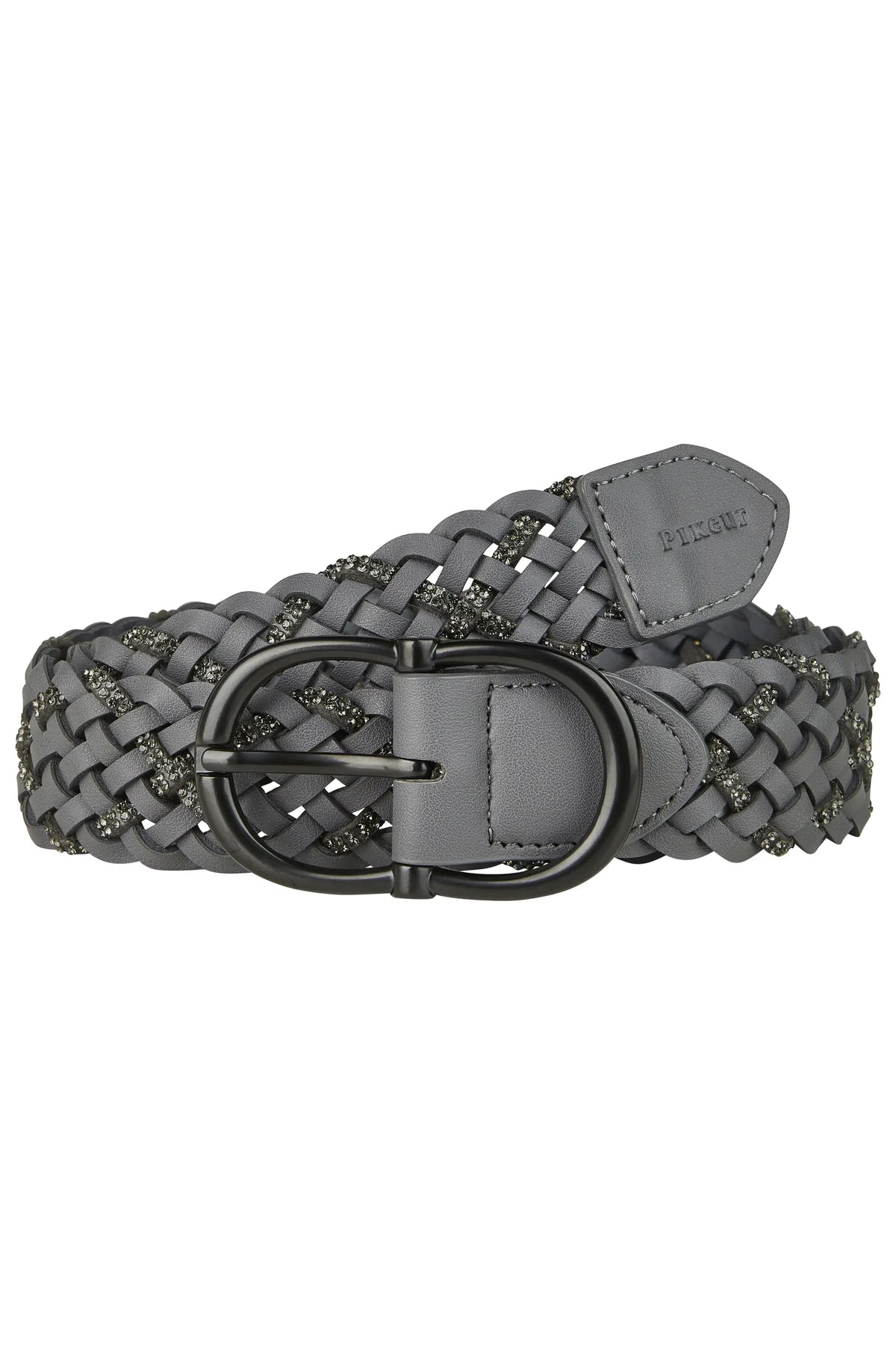 PIKEUR PIKEUR BELT BRAIDED Geflochtener Gürtel – basalt grey – Vorderansicht